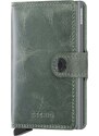 Кожен портфейл Secrid Miniwallet Vintage Sage в зелено