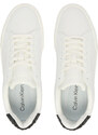 Сникърси Calvin Klein Chunky Cupsole Laceup Lth Bt Aop YW0YW02036 Бял