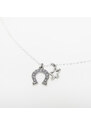 TwoJeys Horseshoe Necklace Silver Universal