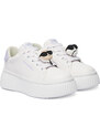 Сникърси KARL LAGERFELD Kreeper Lo KL42336T Екрю