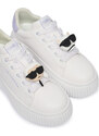 Сникърси KARL LAGERFELD Kreeper Lo KL42336T Екрю