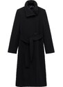 MANGO Преходно палто 'SIRENITA' черно