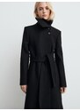MANGO Преходно палто 'SIRENITA' черно