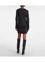 Marant Etoile Garner ribbed-knit wool-blend midi dress