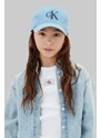 Calvin Klein Jeans шапка с козирка за деца от деним